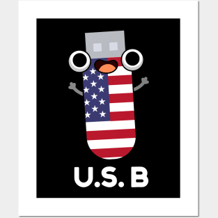 US B Funny United States Pun Posters and Art